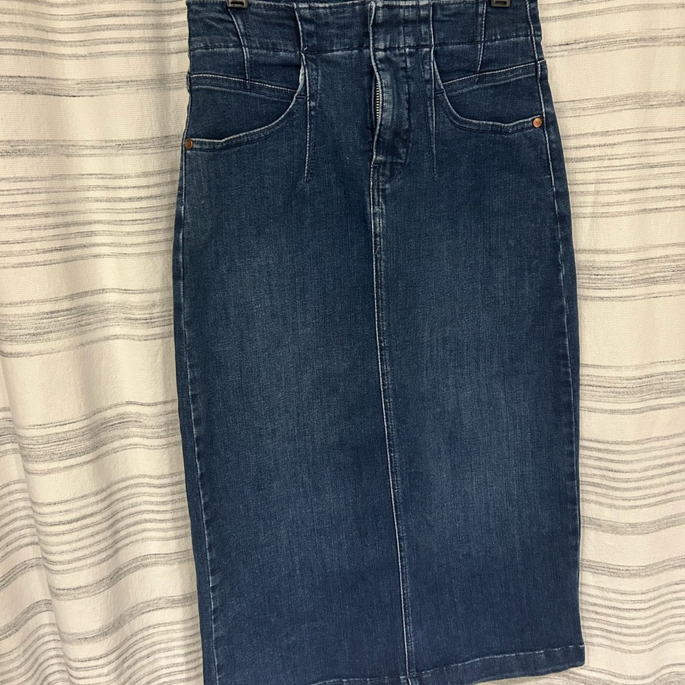 Pilcro Blue Denim Skirt